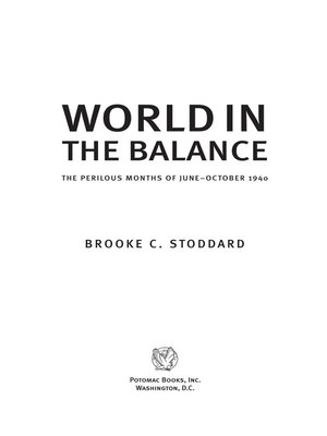 cover image of World in the Balance
